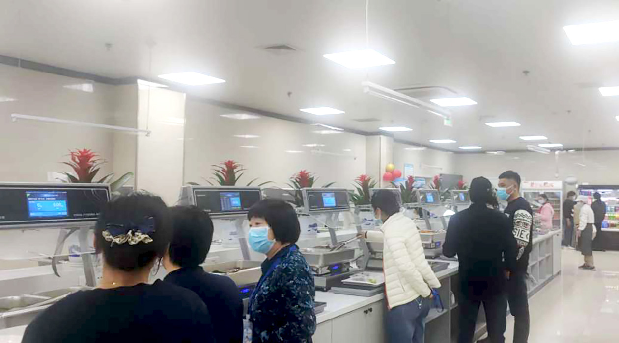 食堂建设成效