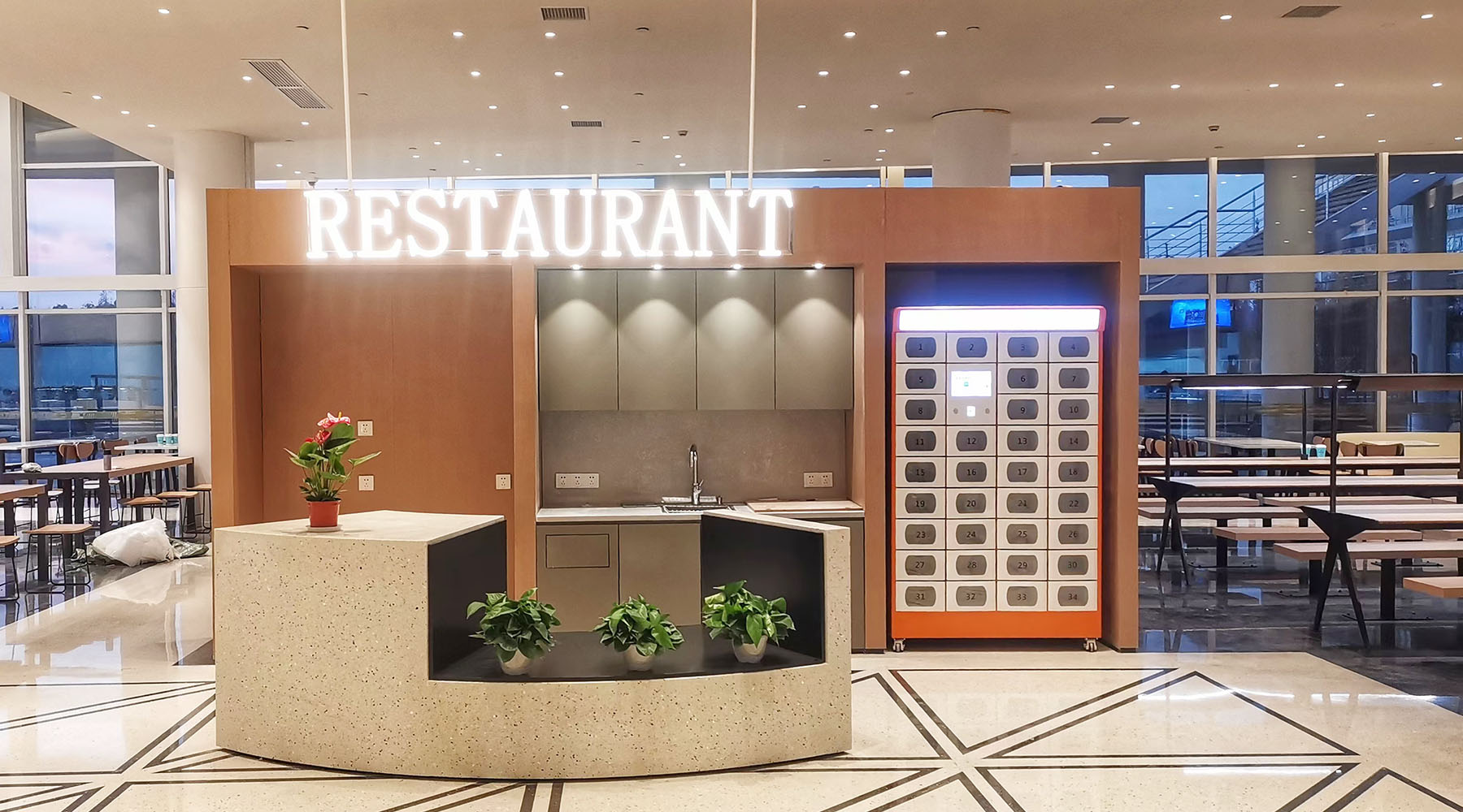 食堂建设成效