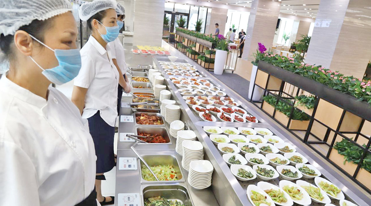 食堂建设成效