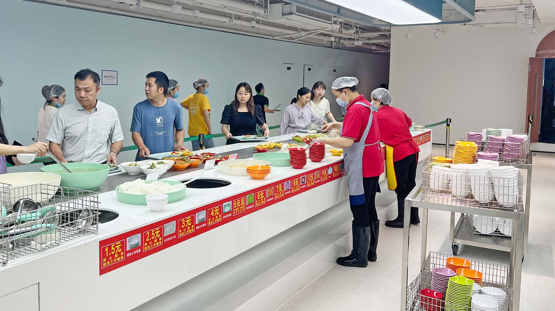 食堂建设成效