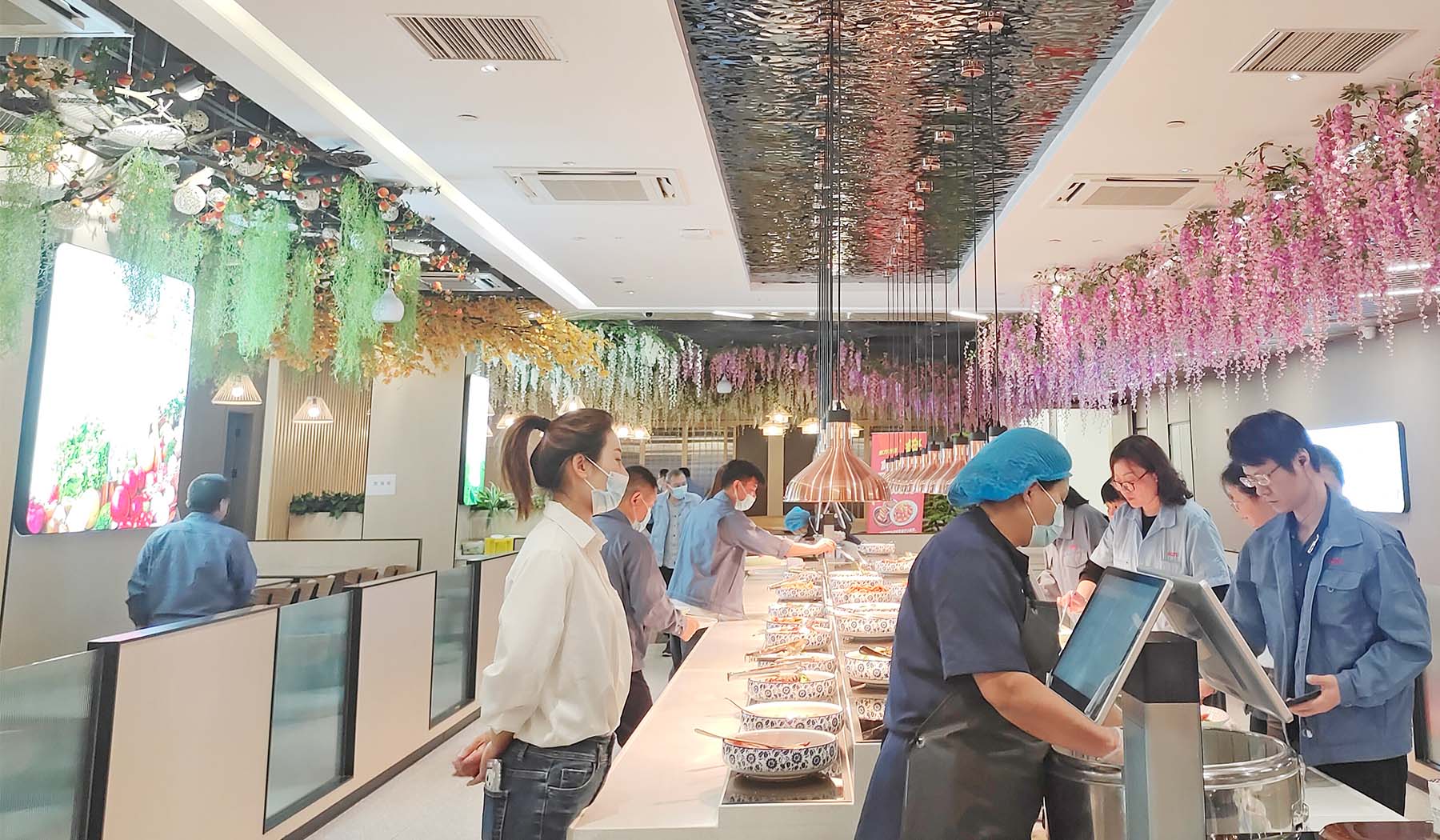 食堂建设成效