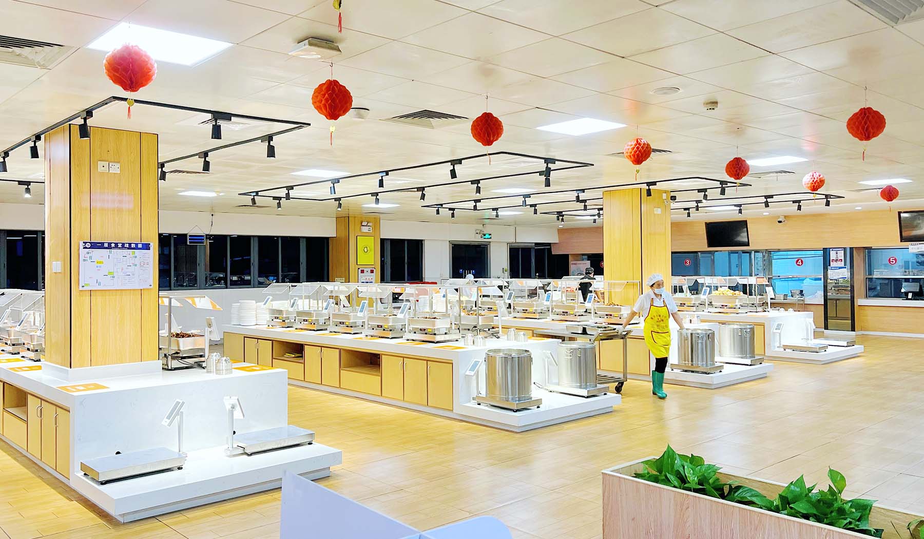 食堂建设成效