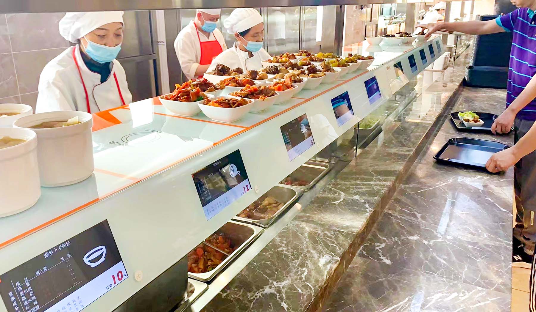 食堂建设成效