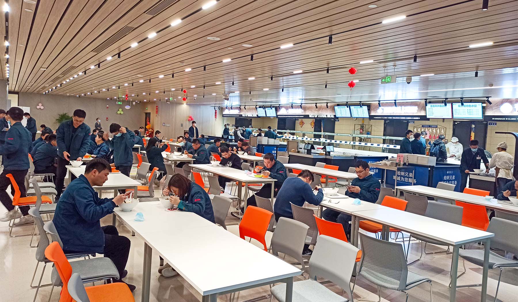 食堂建设成效