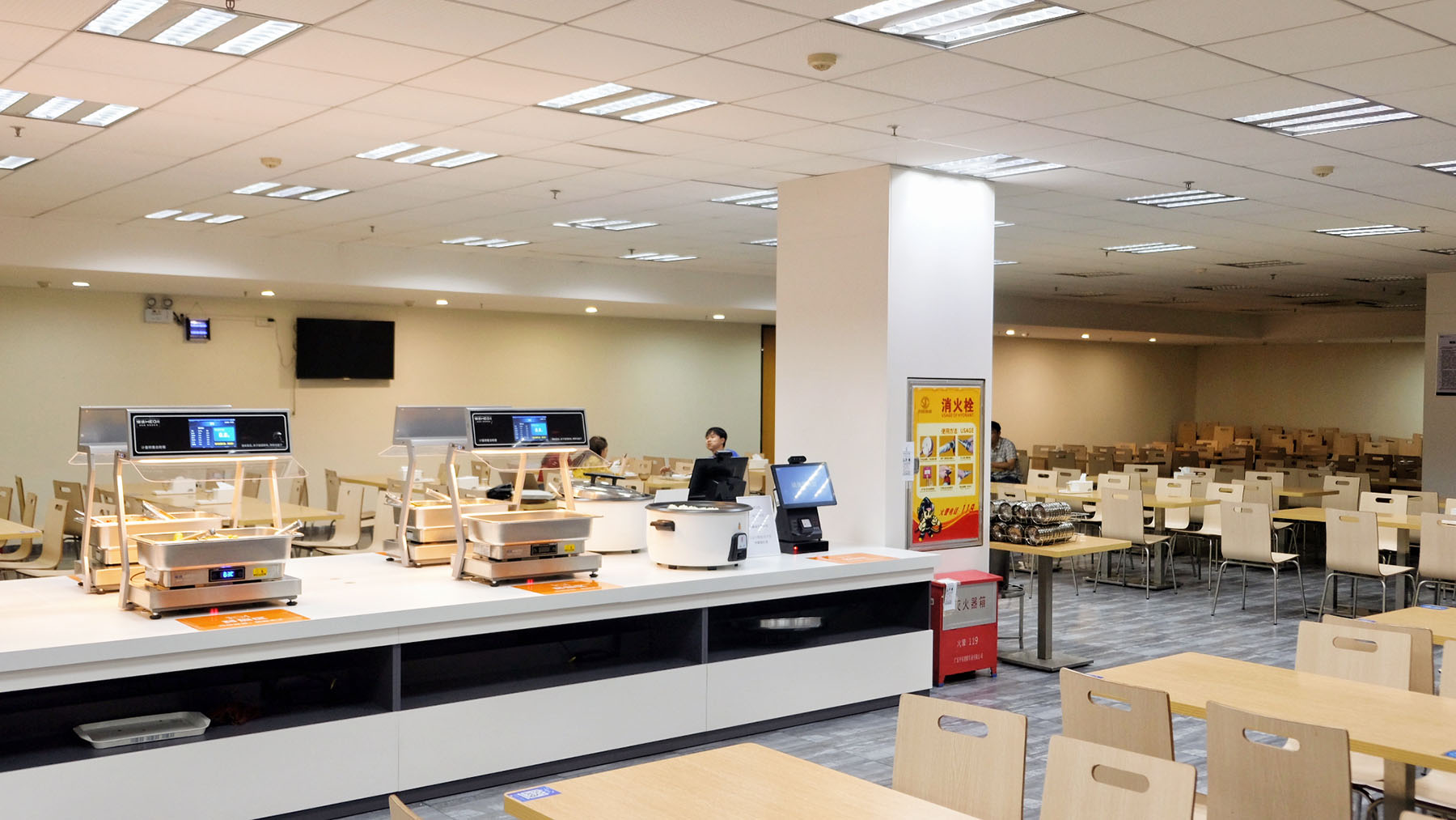 食堂建设成效