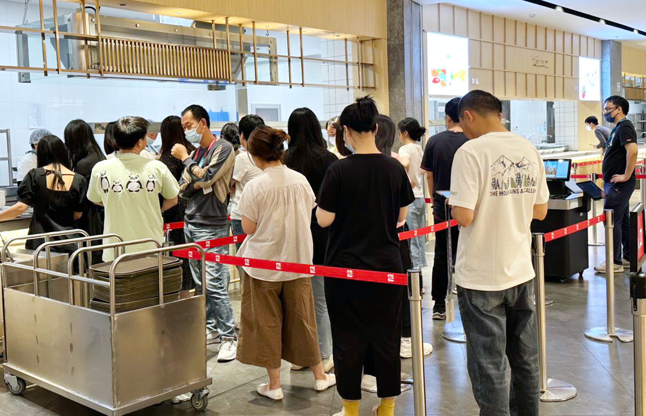 食堂建设成效