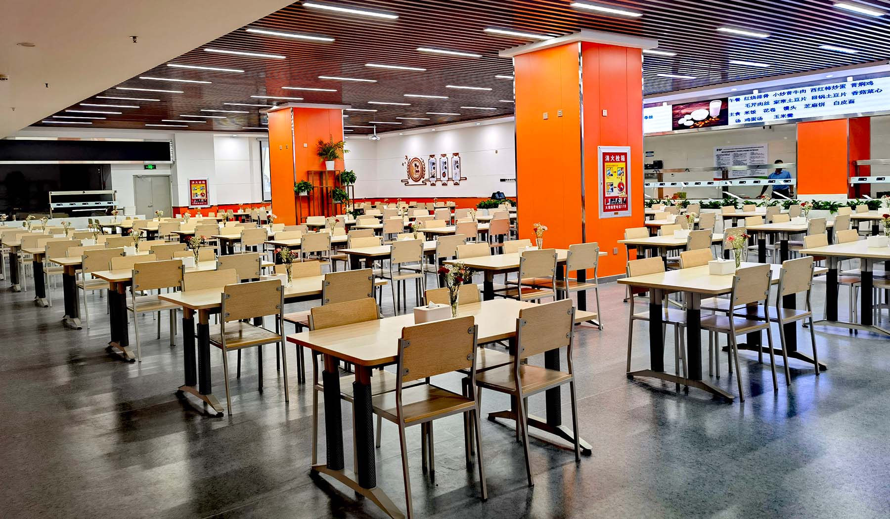 食堂建设成效