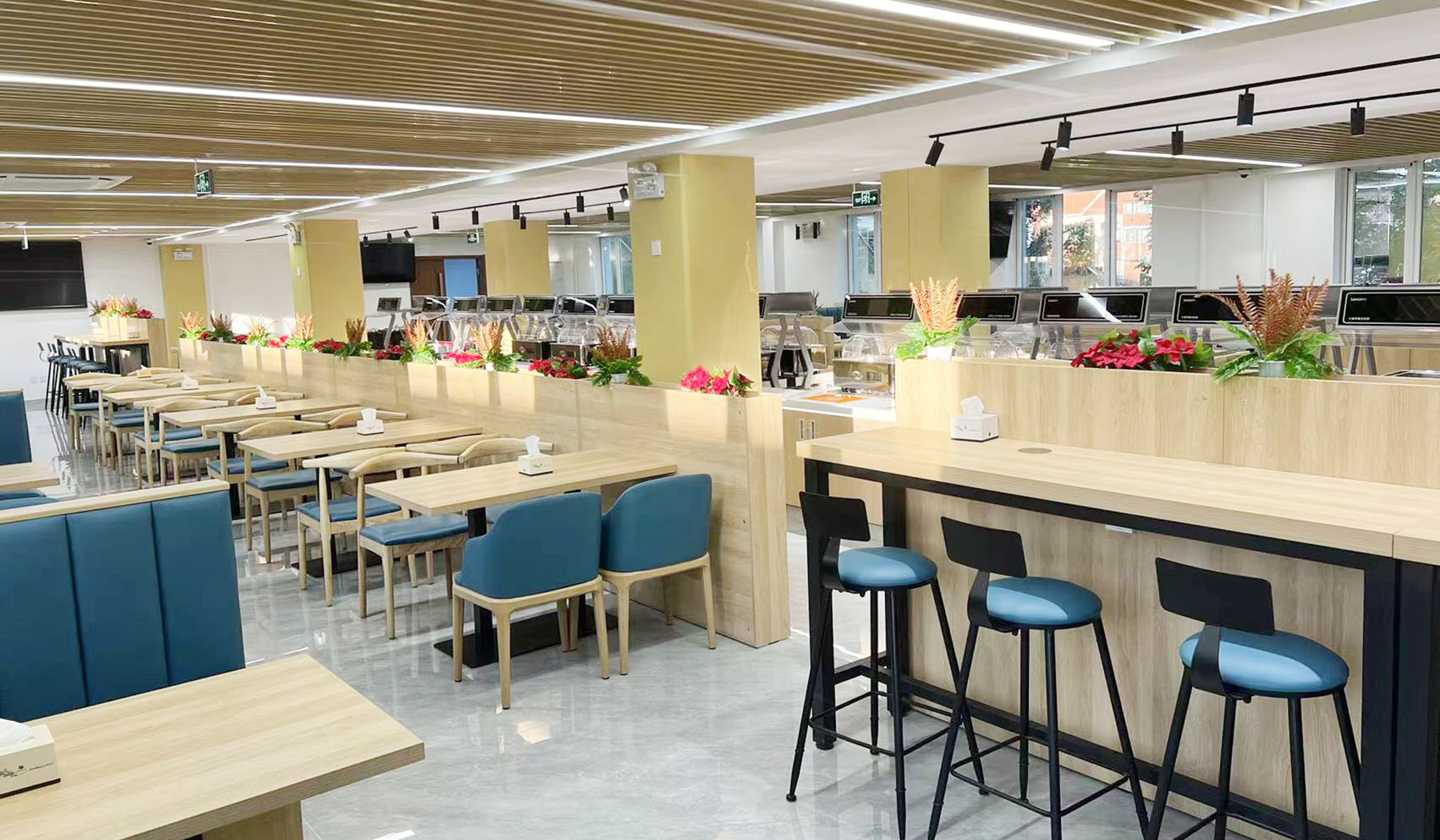 食堂建设成效