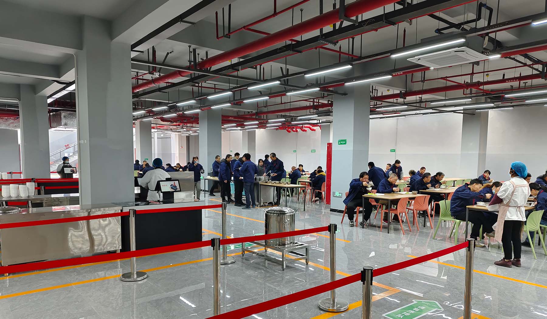 食堂建设成效