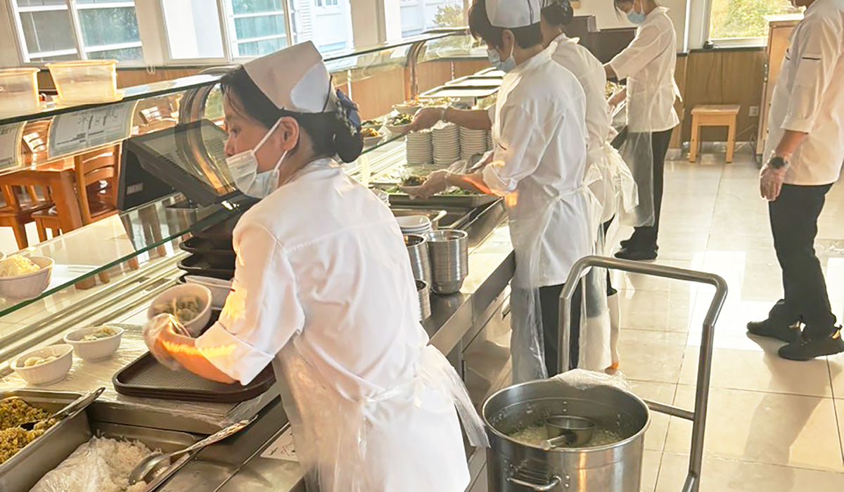 食堂建设成效