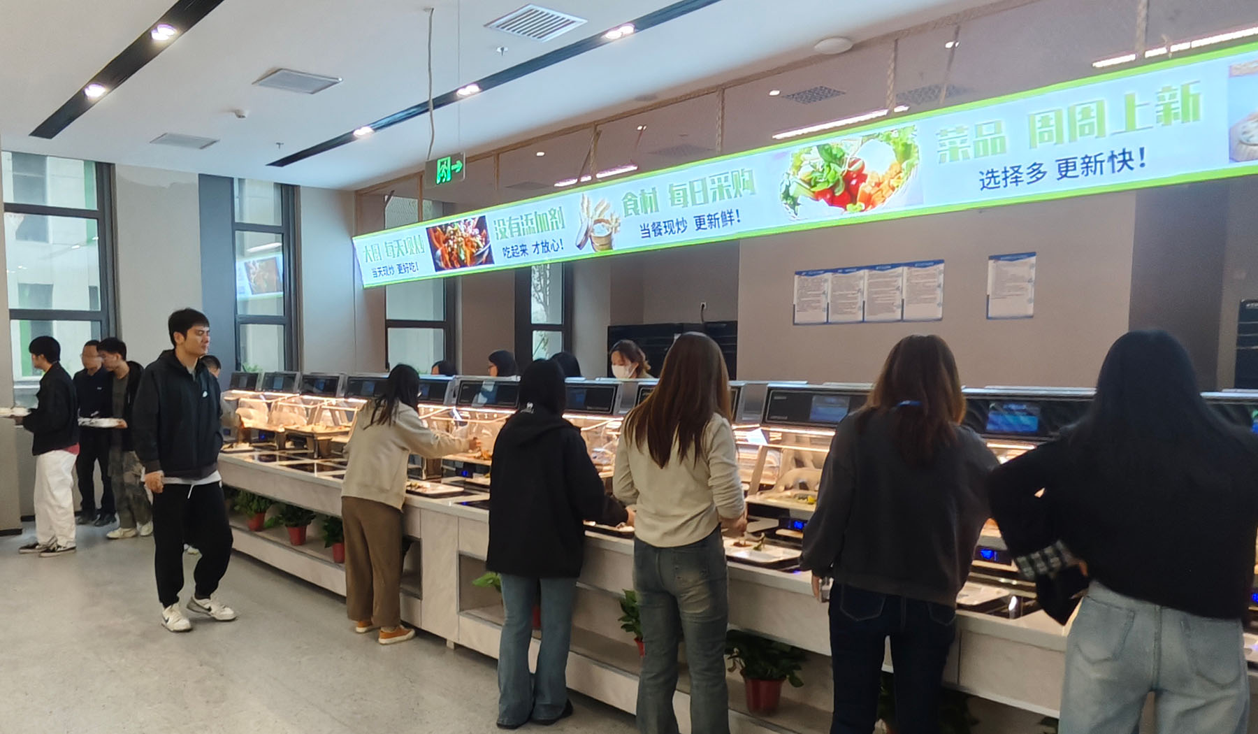 食堂建设成效