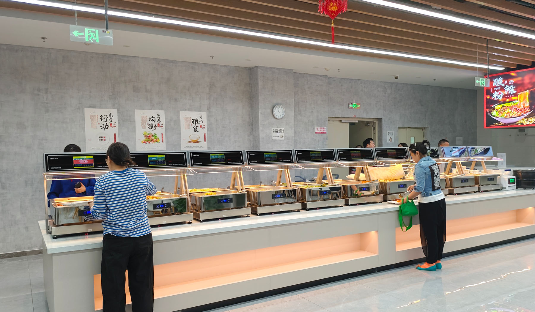 食堂建设成效