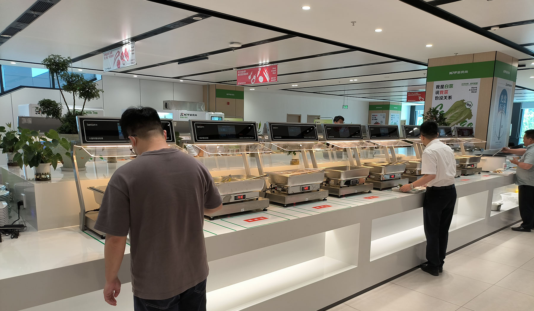 食堂建设成效