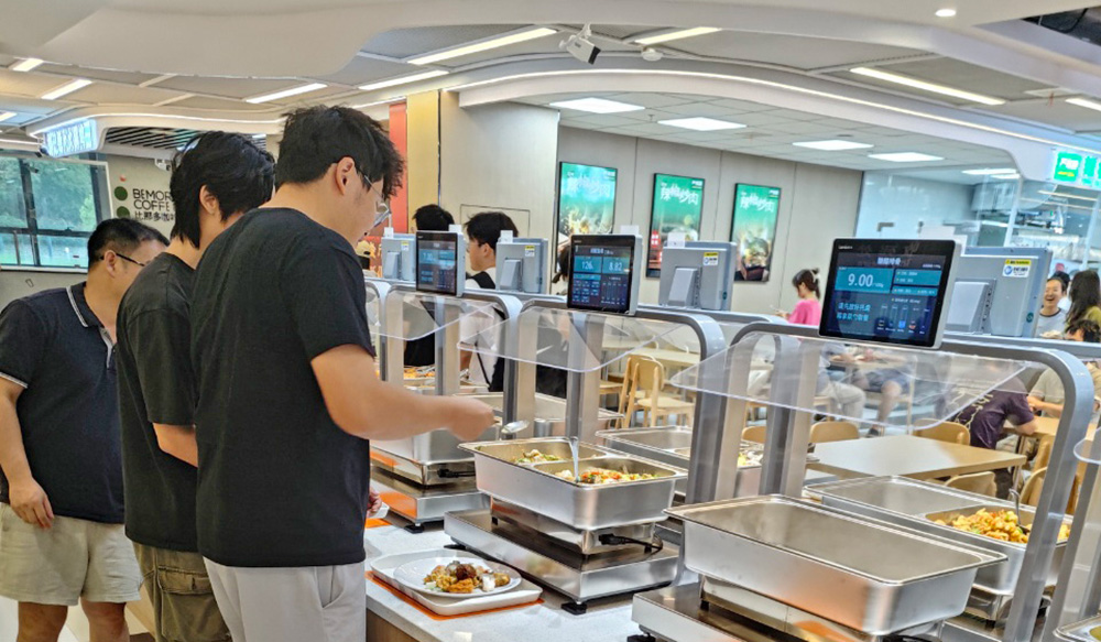 学校智慧食堂称重自助餐