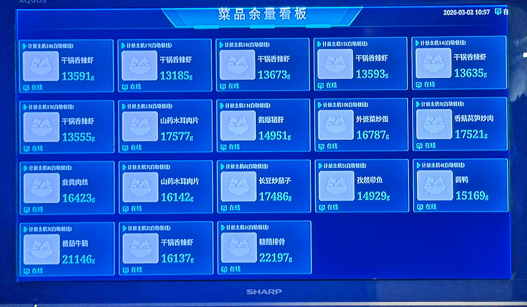 按需取餐 压降损耗